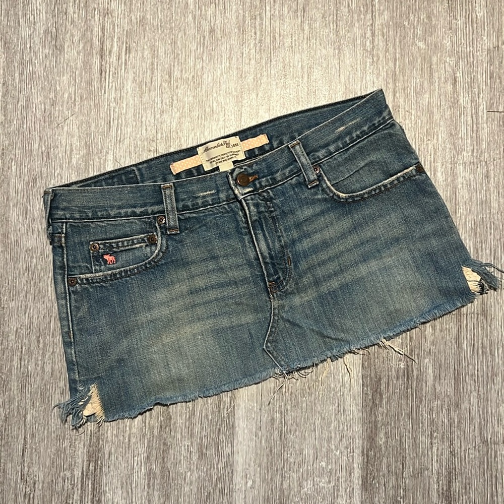 Early 2000s A&F Denim Mini Skirt